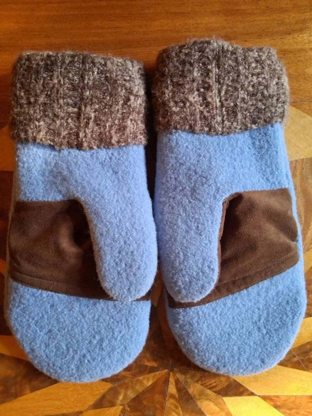 Artisan Knitted and Felted Wool Mittens
